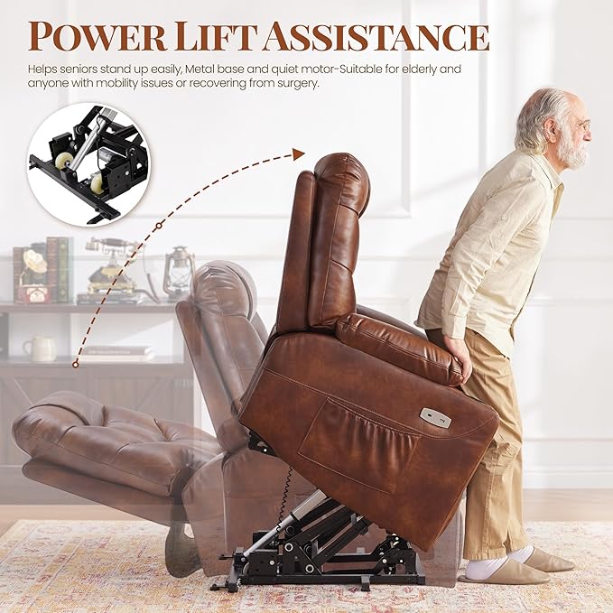 power lift recliner for erderly